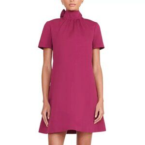 STAUD Magenta Mini Dress